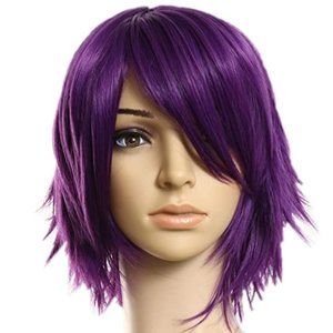 Cospiayland - Layered filp out heat-resist Theater Wig- Purple (NEW NO TAG)